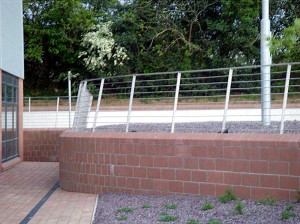 Stainless steel railings manufactured by Murtech Eng. Co. Ltd, Wexford.